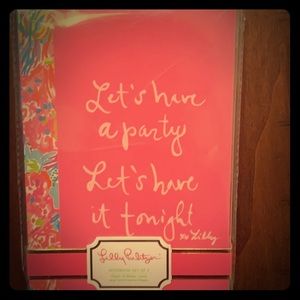 NWT Lilly Pulitzer set of 3 notebooks